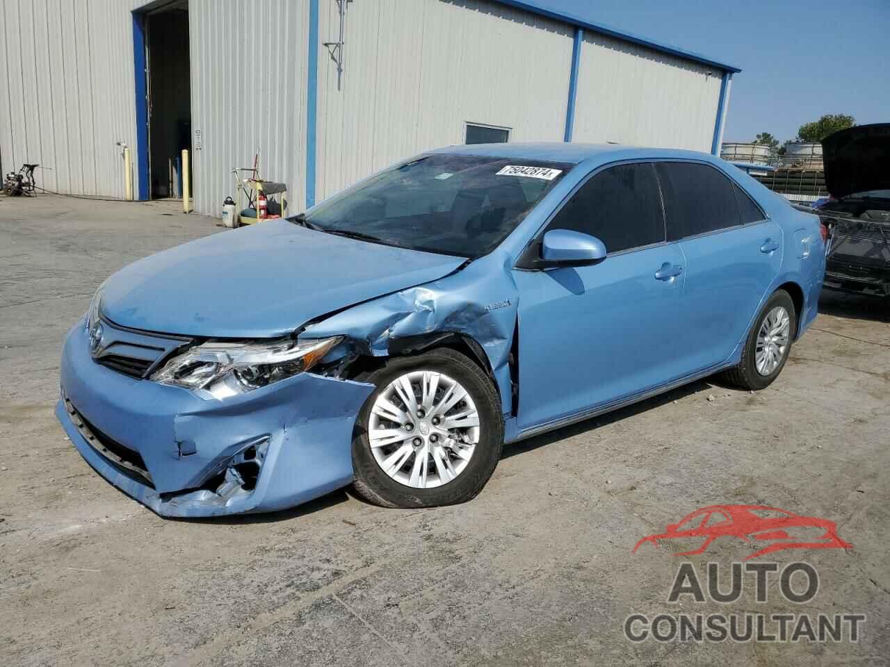 TOYOTA CAMRY 2013 - 4T1BD1FK2DU083713