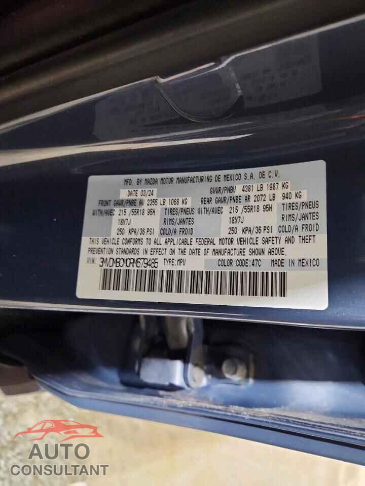 MAZDA CX30 2024 - 3MVDMBCM0RM679485