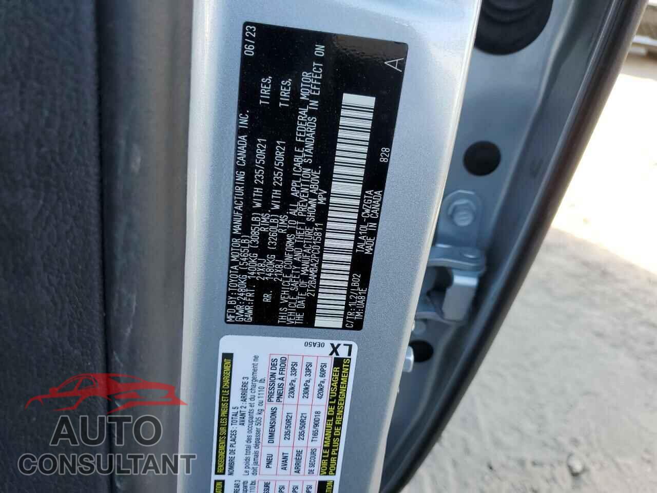 LEXUS RX350 2023 - 2T2BAMBA2PC015811
