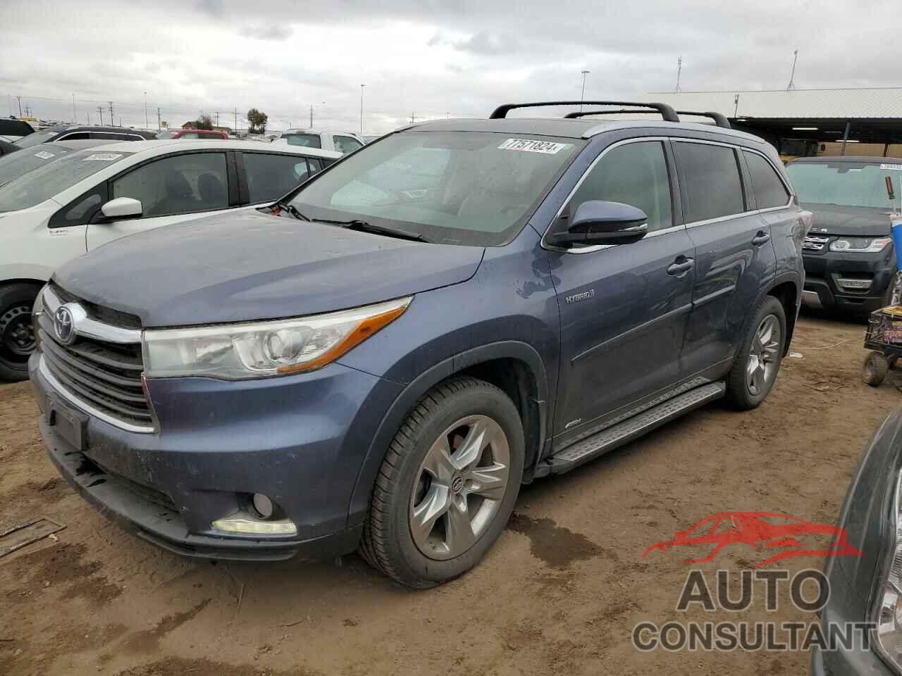 TOYOTA HIGHLANDER 2016 - 5TDDCRFH5GS015224