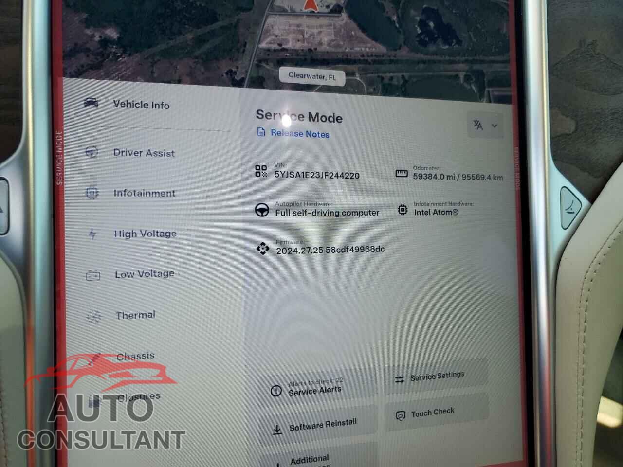 TESLA MODEL S 2018 - 5YJSA1E23JF244220
