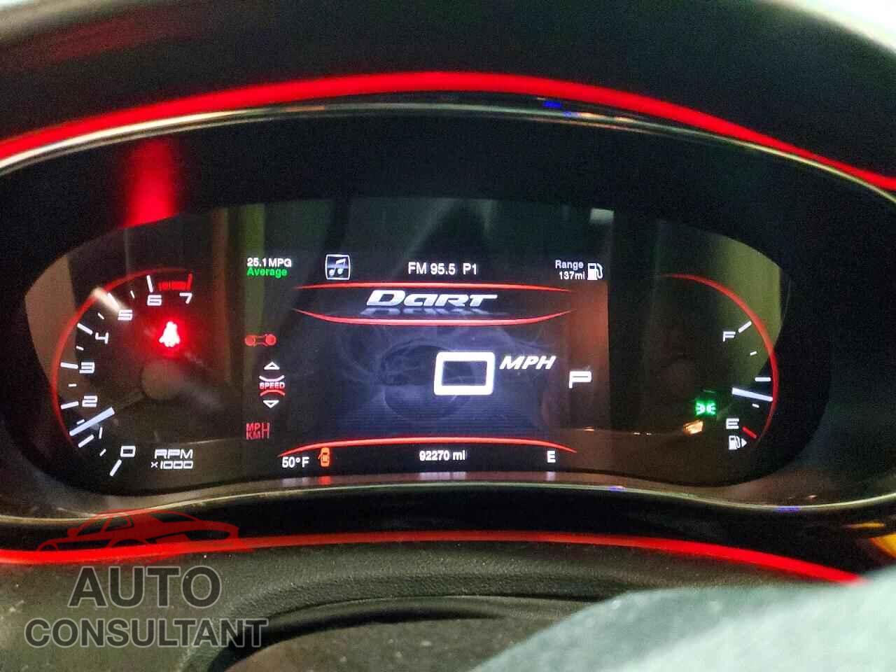 DODGE DART 2013 - 1C3CDFCB1DD326832
