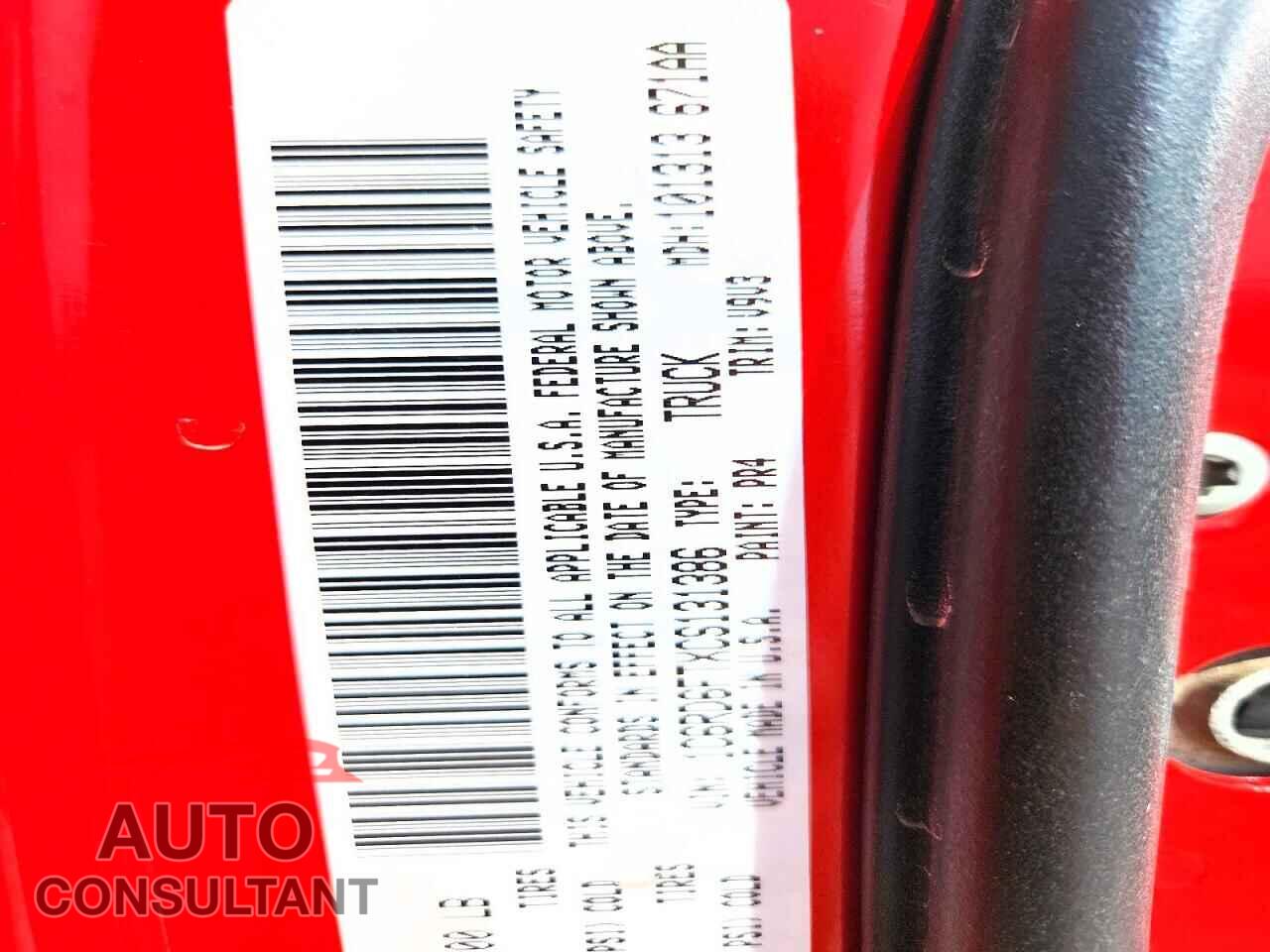 DODGE RAM 1500 2012 - 1C6RD6FTXCS131386