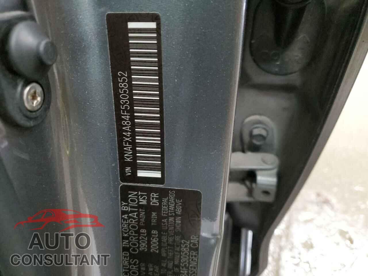 KIA FORTE 2015 - KNAFX4A84F5305852