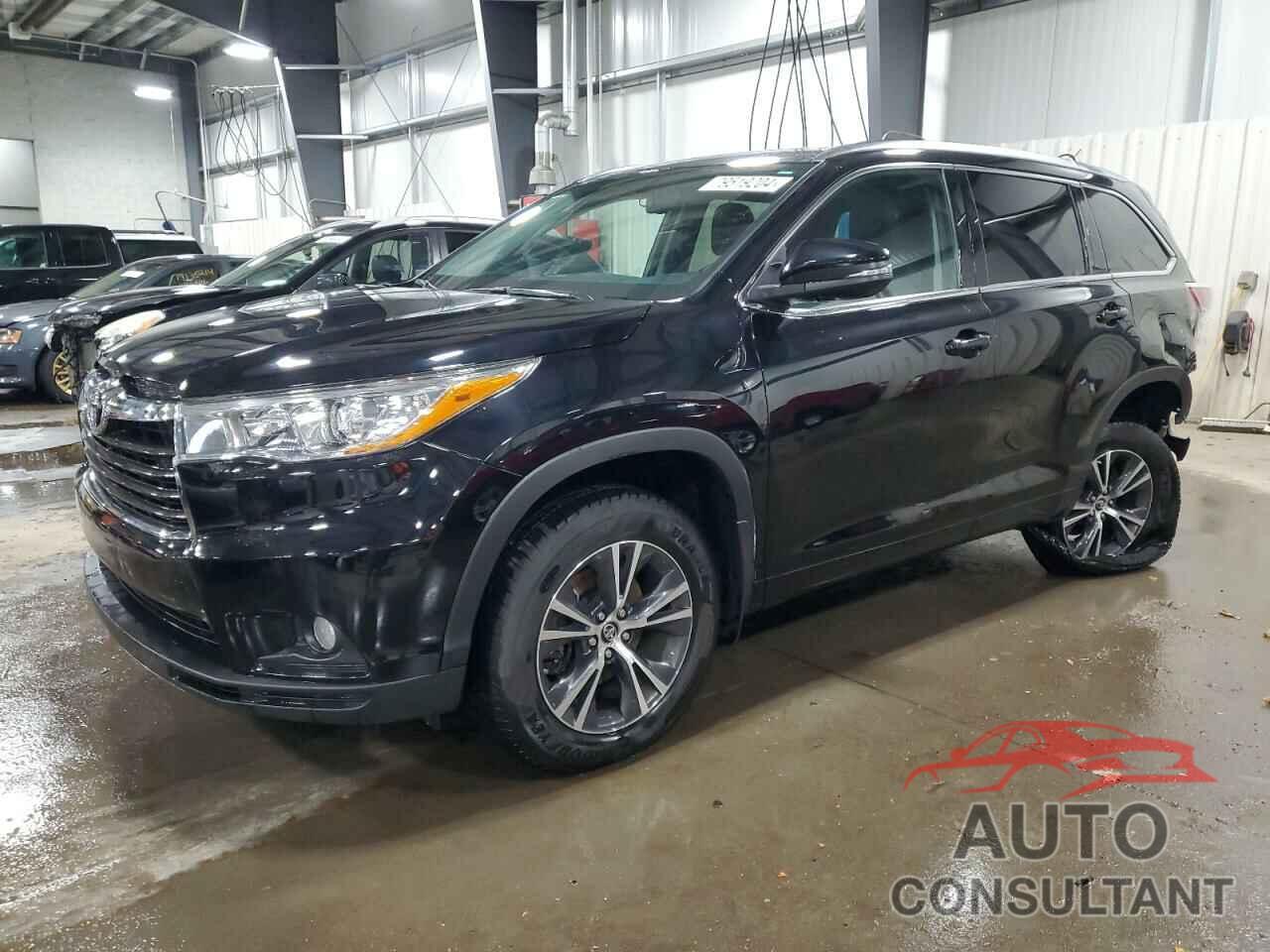 TOYOTA HIGHLANDER 2016 - 5TDJKRFH5GS502588