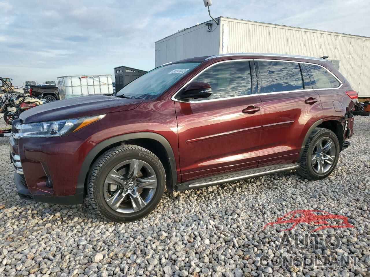 TOYOTA HIGHLANDER 2019 - 5TDYZRFH7KS299612
