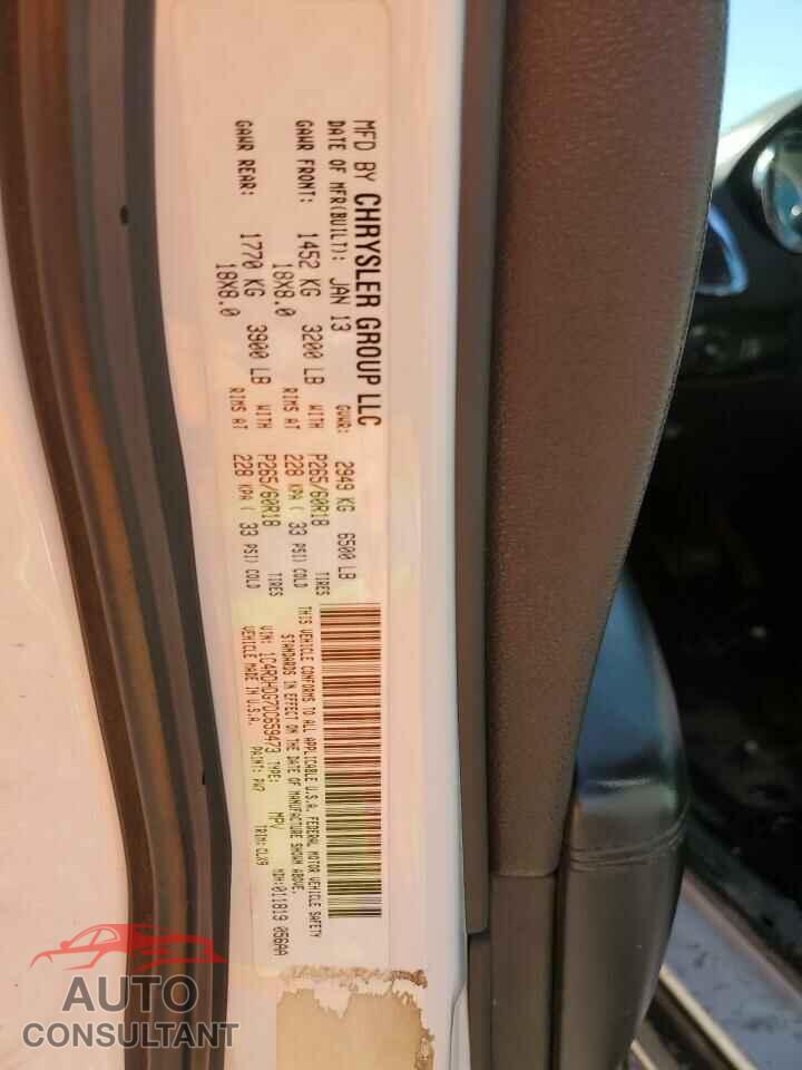 DODGE DURANGO 2013 - 1C4RDHDG7DC659473