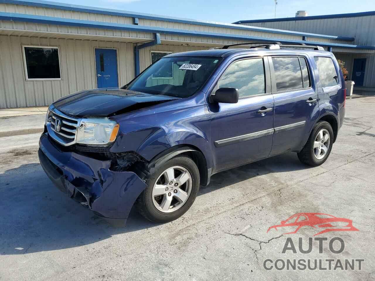 HONDA PILOT 2013 - 5FNYF4H20DB069907