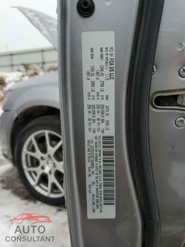 DODGE JOURNEY 2015 - 3C4PDCEG9FT630993