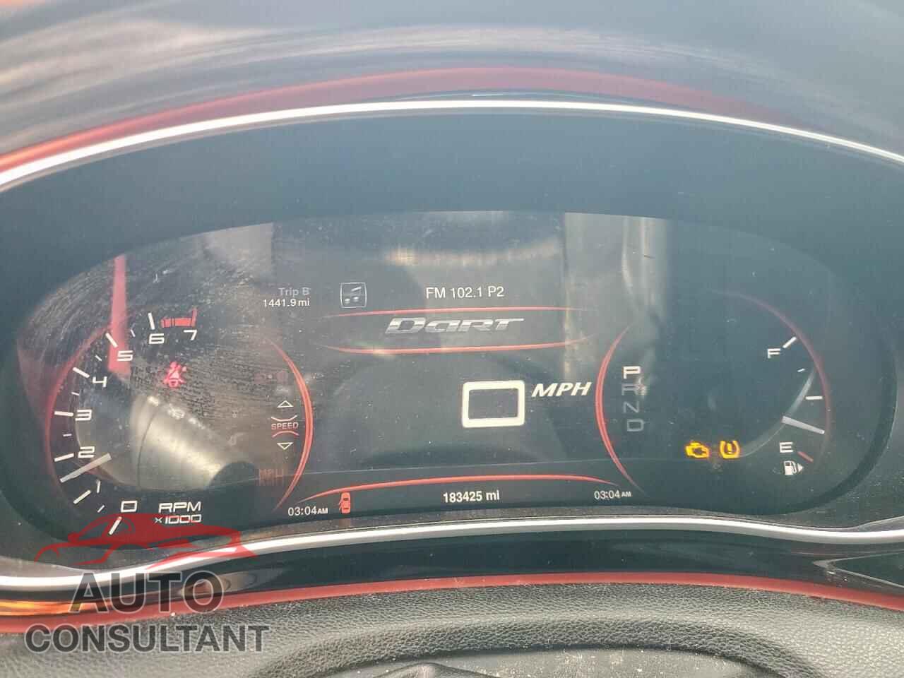 DODGE DART 2015 - 1C3CDFDH3FD405554