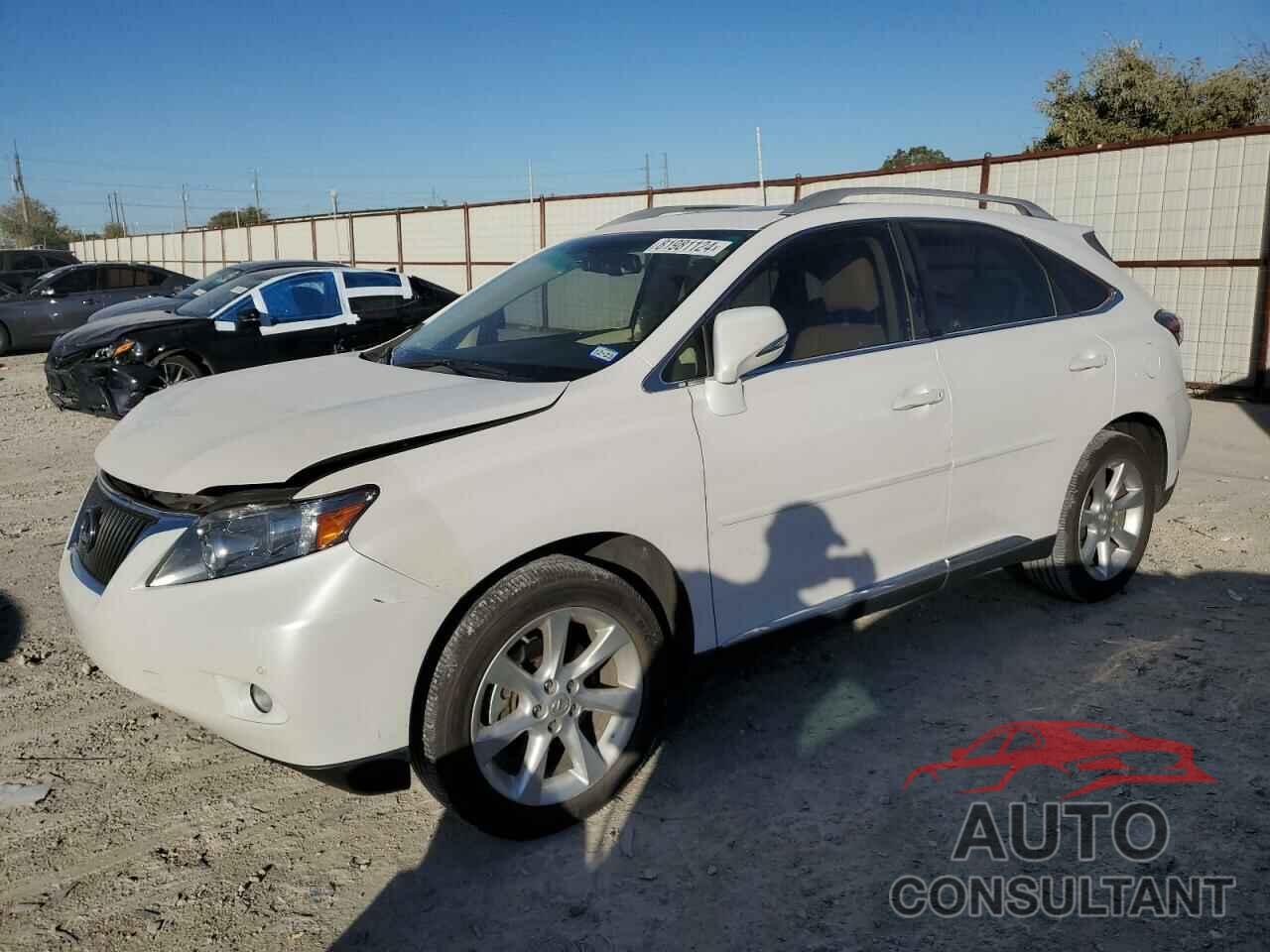 LEXUS RX350 2010 - 2T2ZK1BA5AC022494