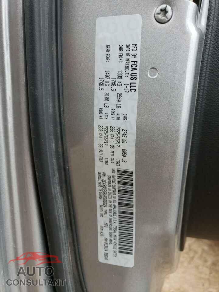 DODGE CARAVAN 2017 - 2C4RDGEG8HR686624
