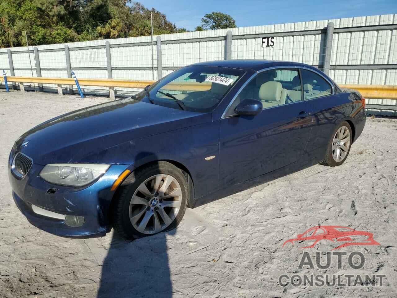 BMW 3 SERIES 2011 - WBADW3C55BE539998