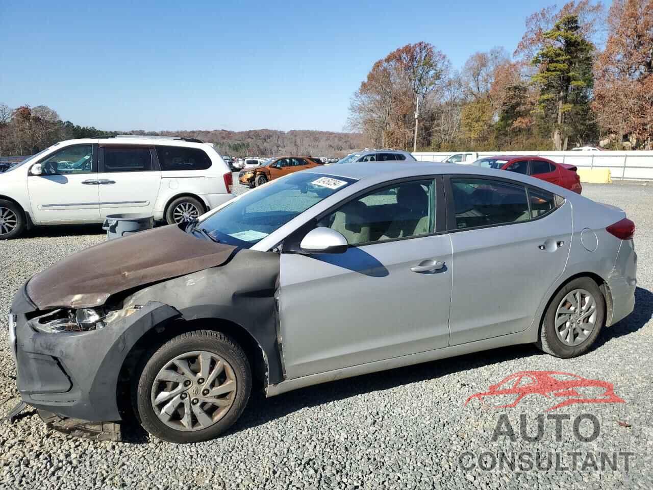 HYUNDAI ELANTRA 2017 - KMHD74LF7HU074259