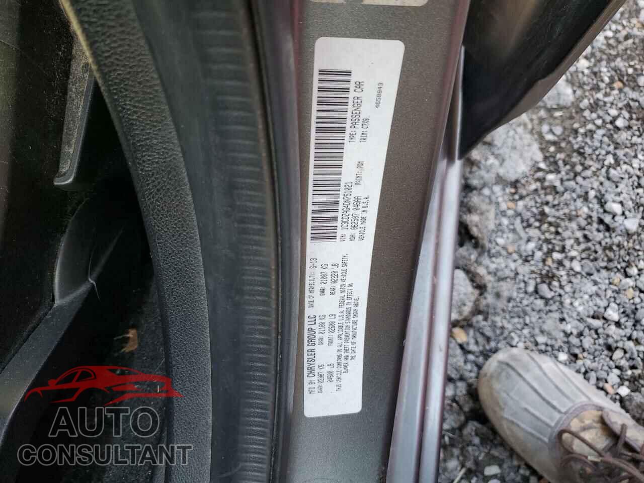 DODGE AVENGER 2013 - 1C3CDZAG4DN751021