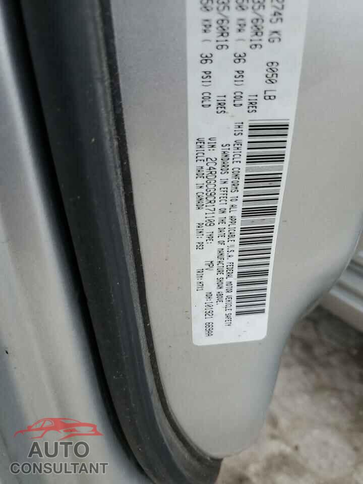 DODGE CARAVAN 2012 - 2C4RDGCG9CR171109