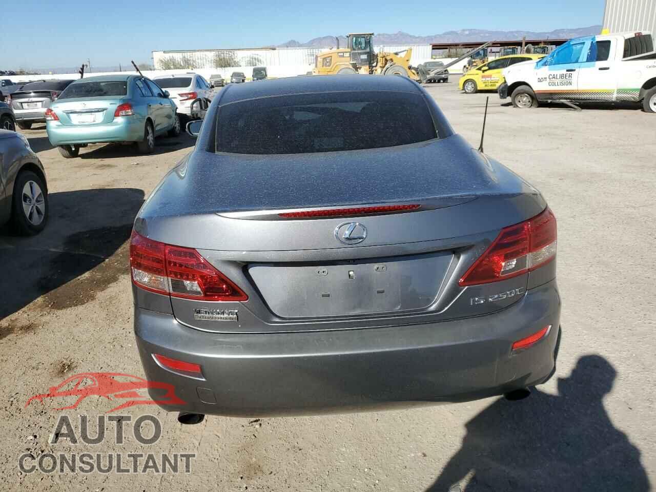 LEXUS IS 2012 - JTHFF2C20C2525035