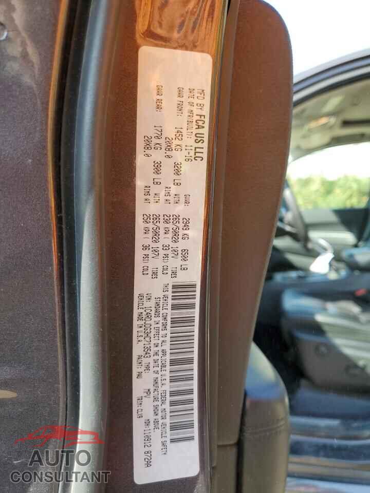 DODGE DURANGO 2017 - 1C4RDJDG3HC713543