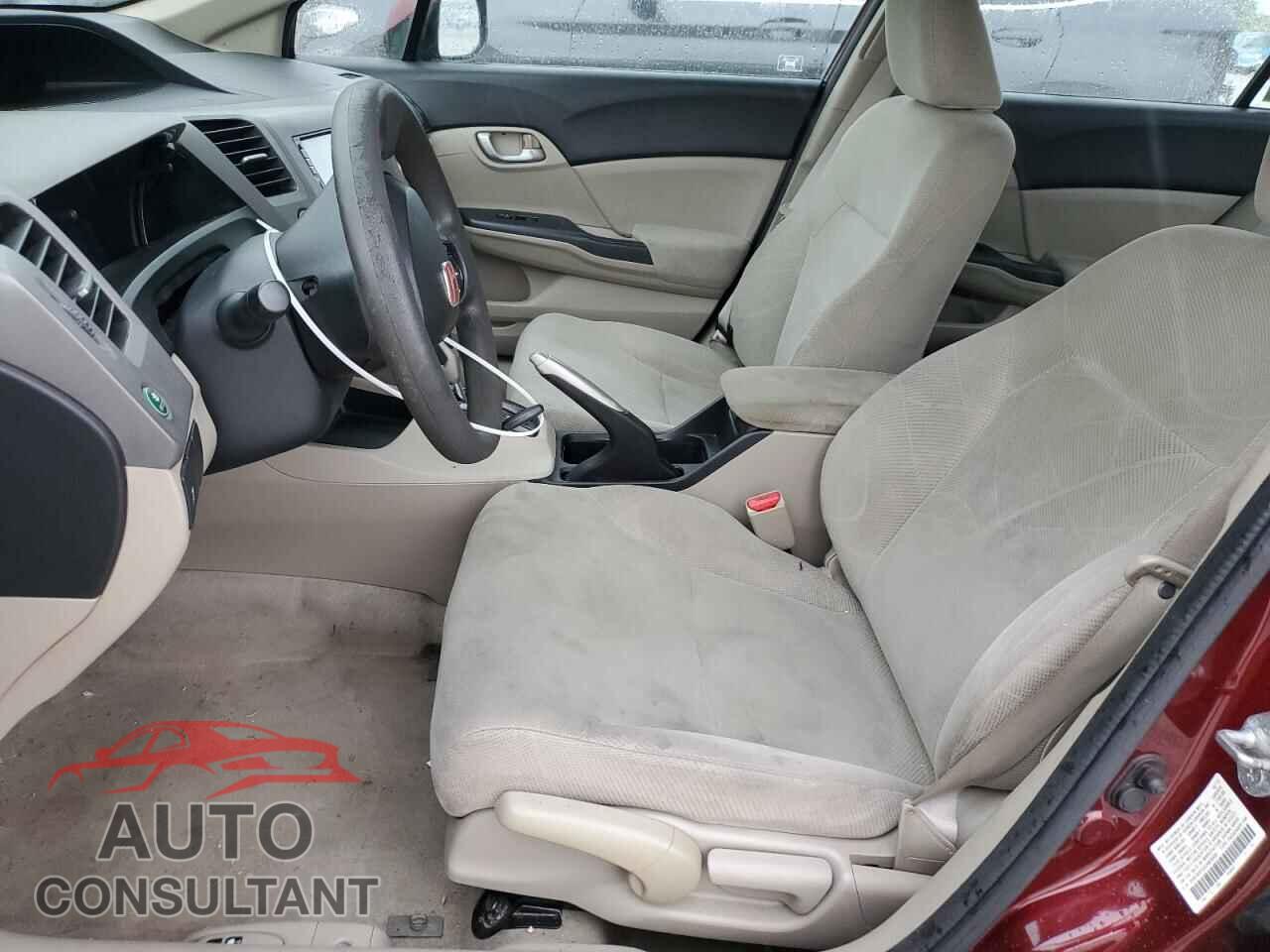 HONDA CIVIC 2012 - 2HGFB2F53CH609300