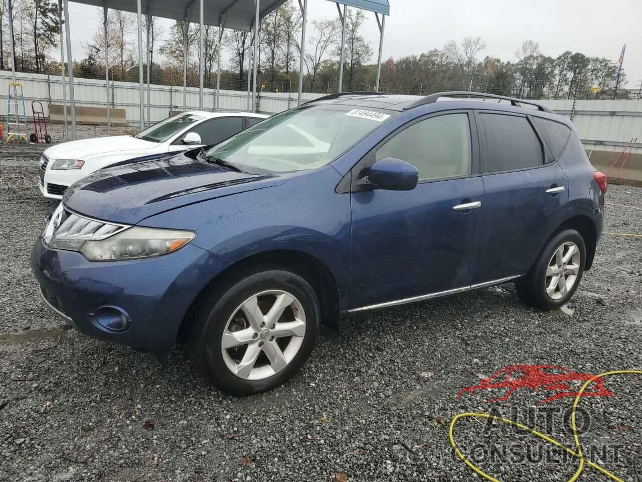 NISSAN MURANO 2009 - JN8AZ18U89W027405