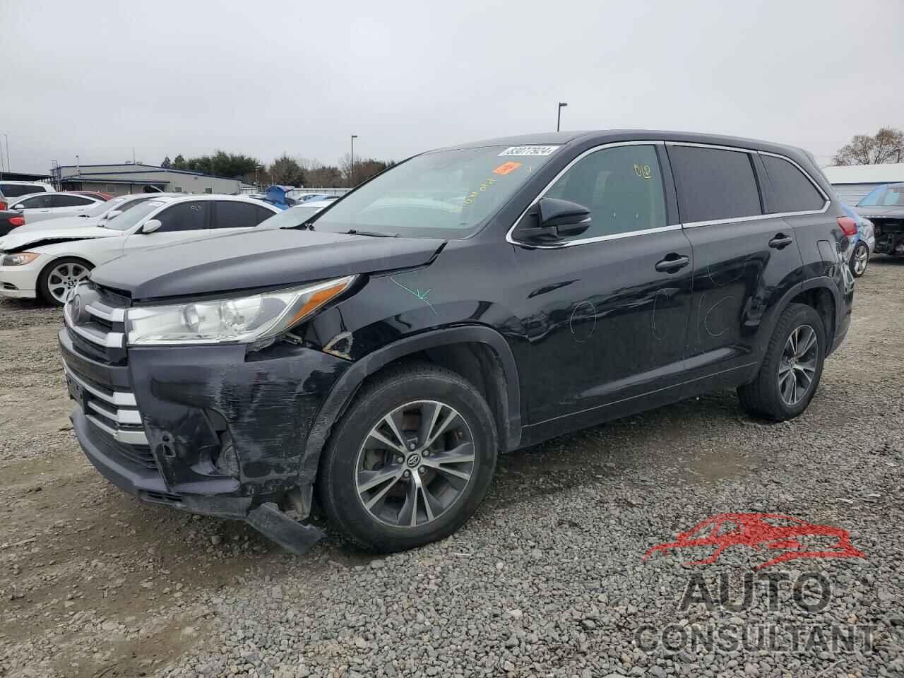 TOYOTA HIGHLANDER 2018 - 5TDZZRFH1JS239814