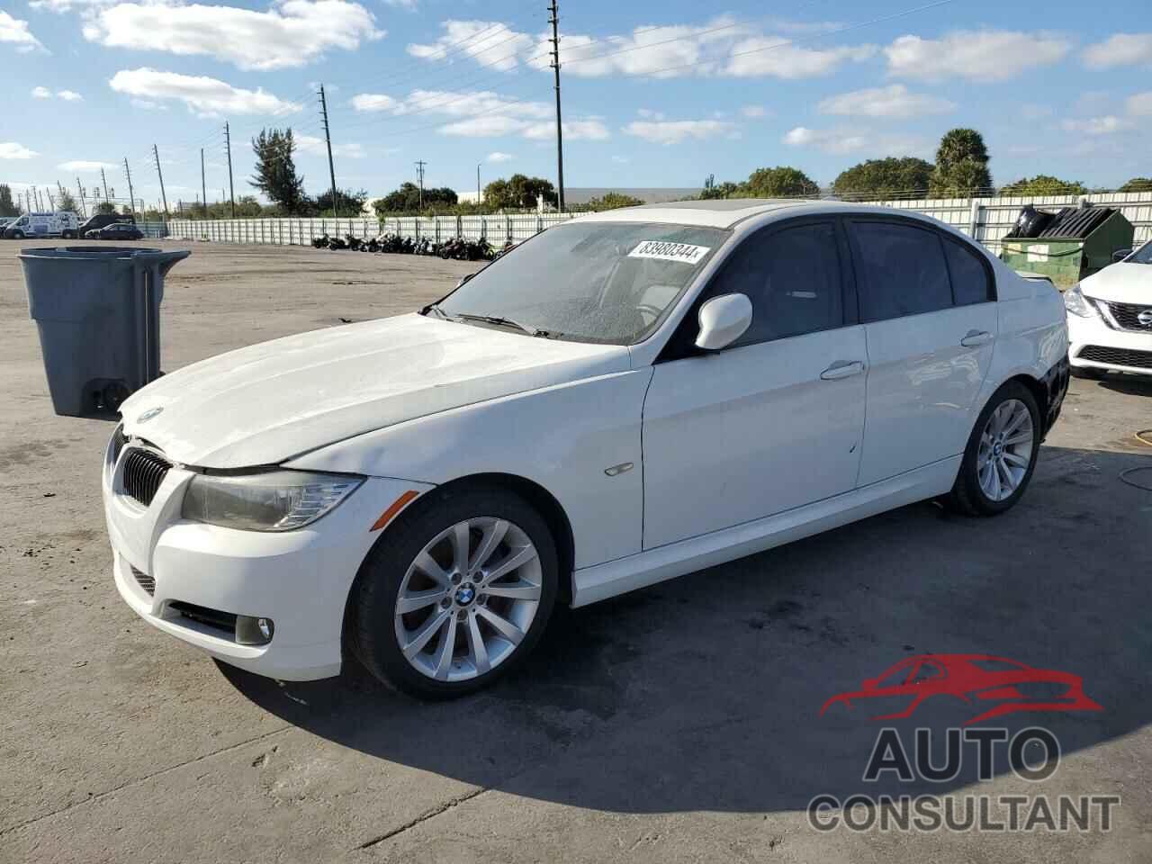 BMW 3 SERIES 2011 - WBAPH7C58BE461831