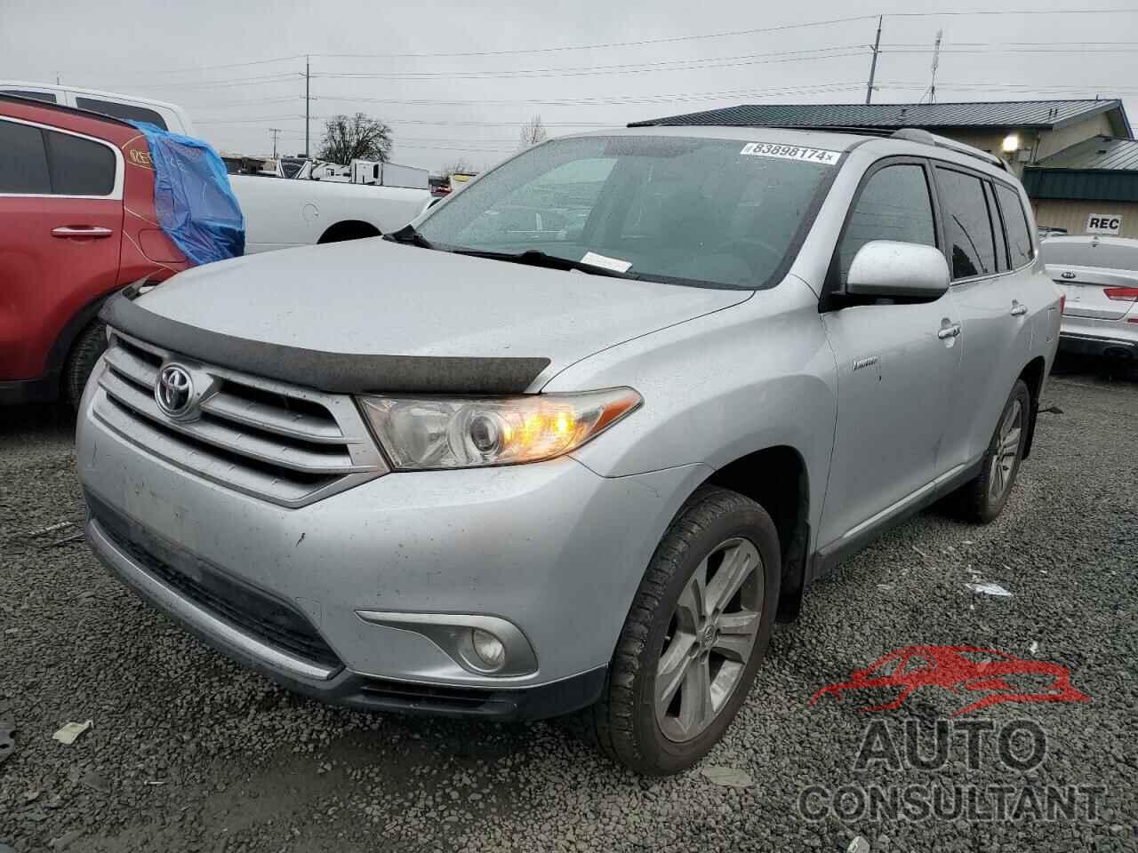 TOYOTA HIGHLANDER 2012 - 5TDDK3EHXCS154275