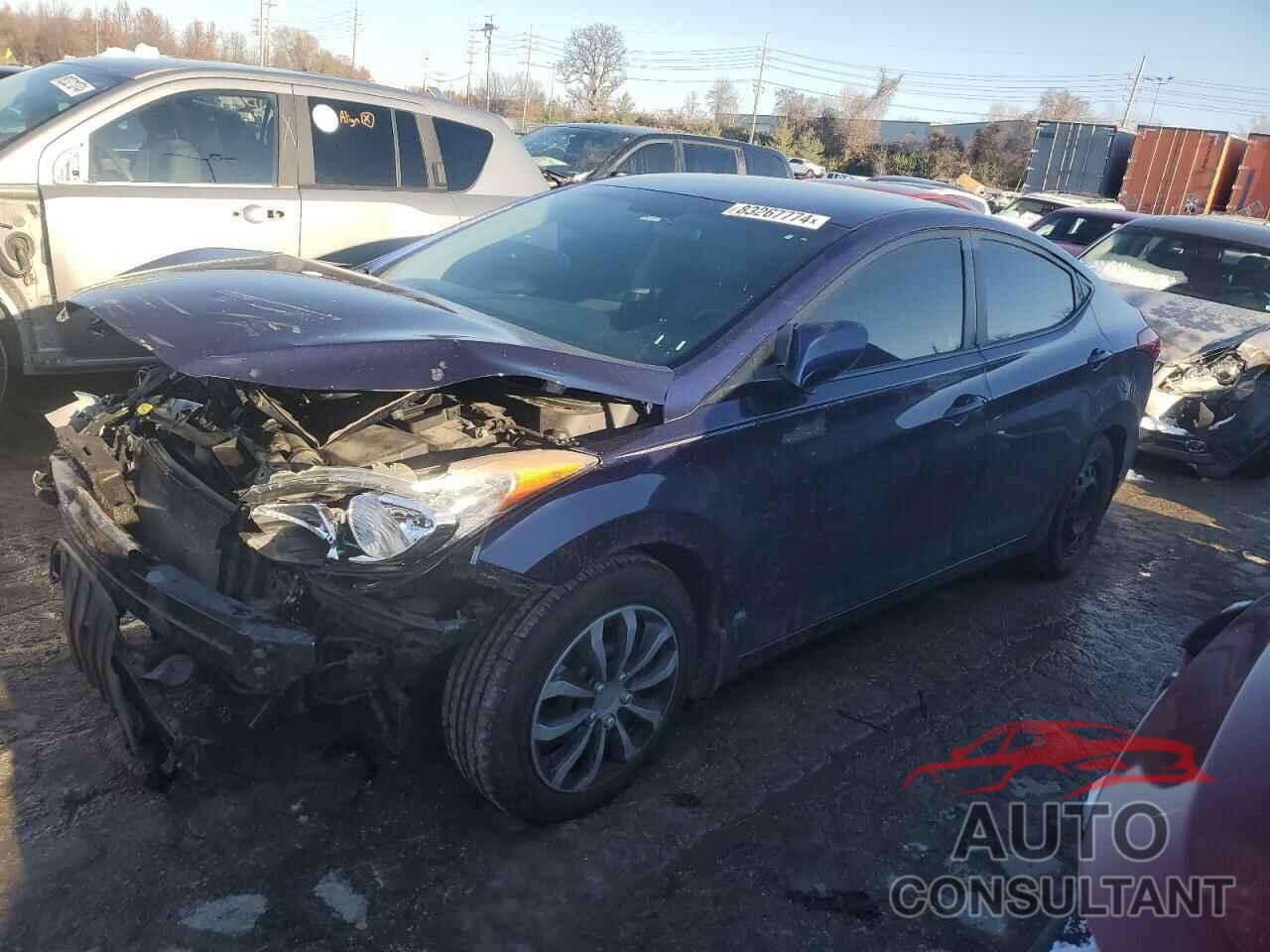 HYUNDAI ELANTRA 2012 - 5NPDH4AE9CH148196