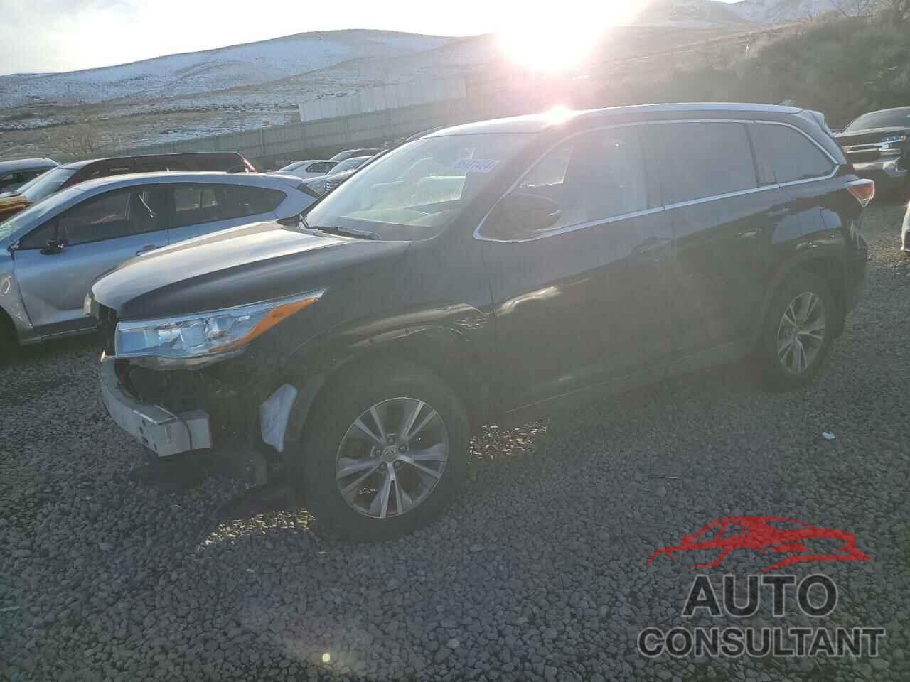 TOYOTA HIGHLANDER 2015 - 5TDJKRFH9FS129893