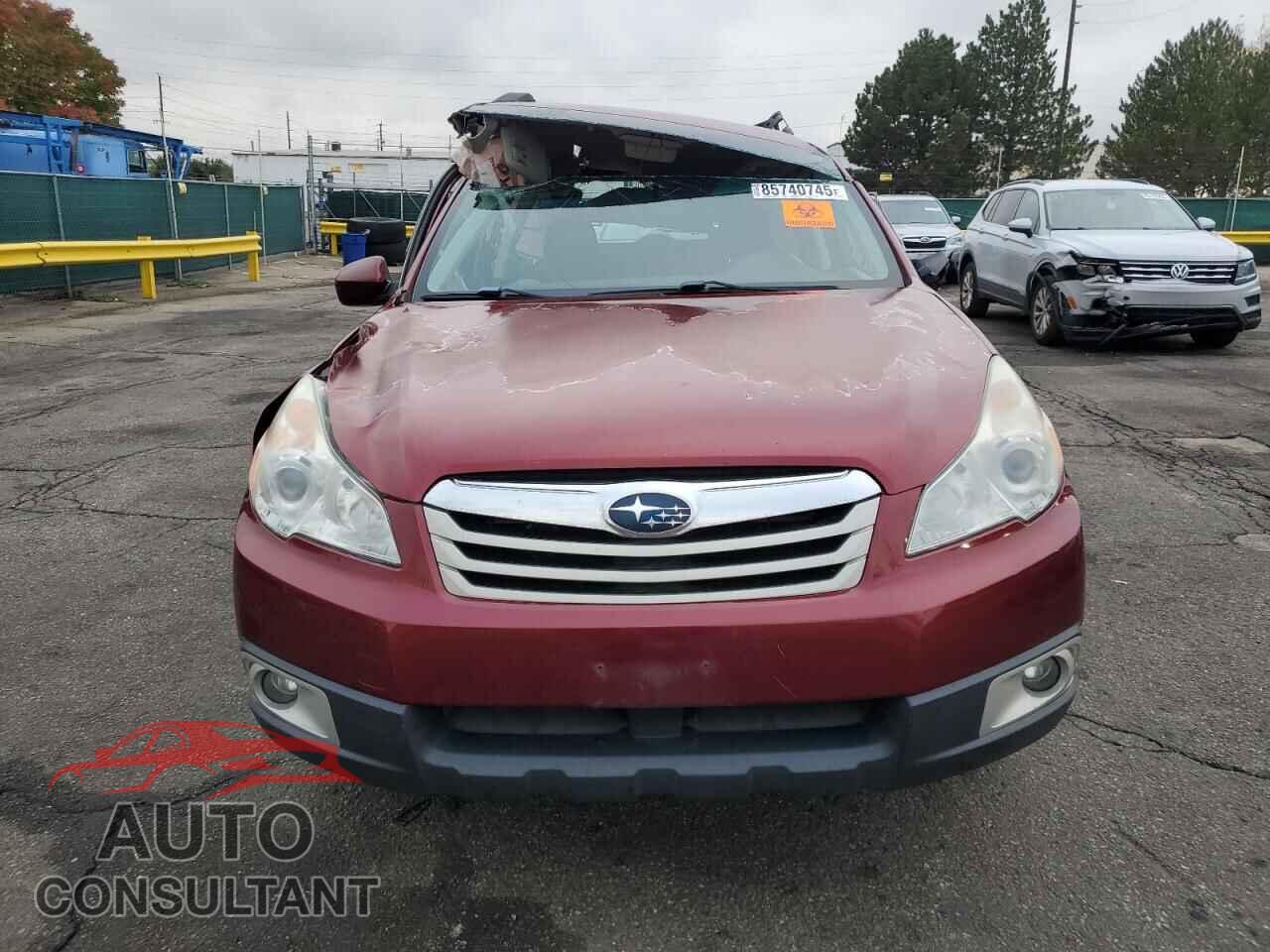 SUBARU OUTBACK 2012 - 4S4BRBCC3C3226533