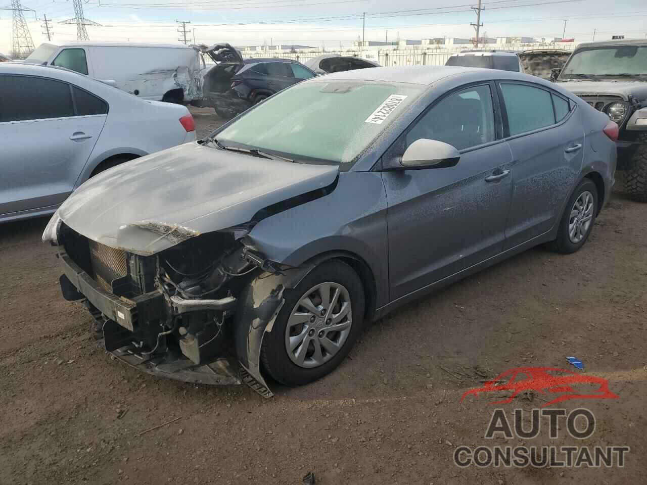 HYUNDAI ELANTRA 2019 - KMHD74LF1KU814735