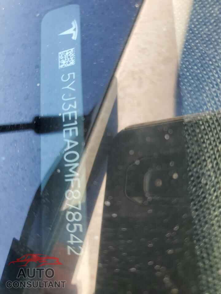 TESLA MODEL 3 2021 - 5YJ3E1EA0MF878542