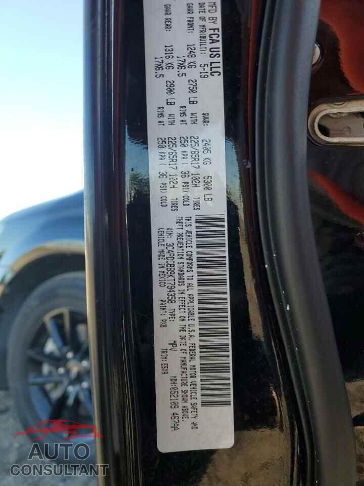 DODGE JOURNEY 2019 - 3C4PDCBB9KT794358