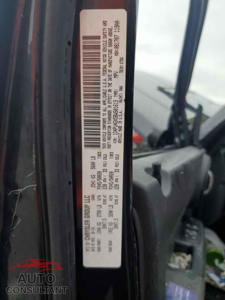 DODGE NITRO 2011 - 1D4PU4GX5BW501613