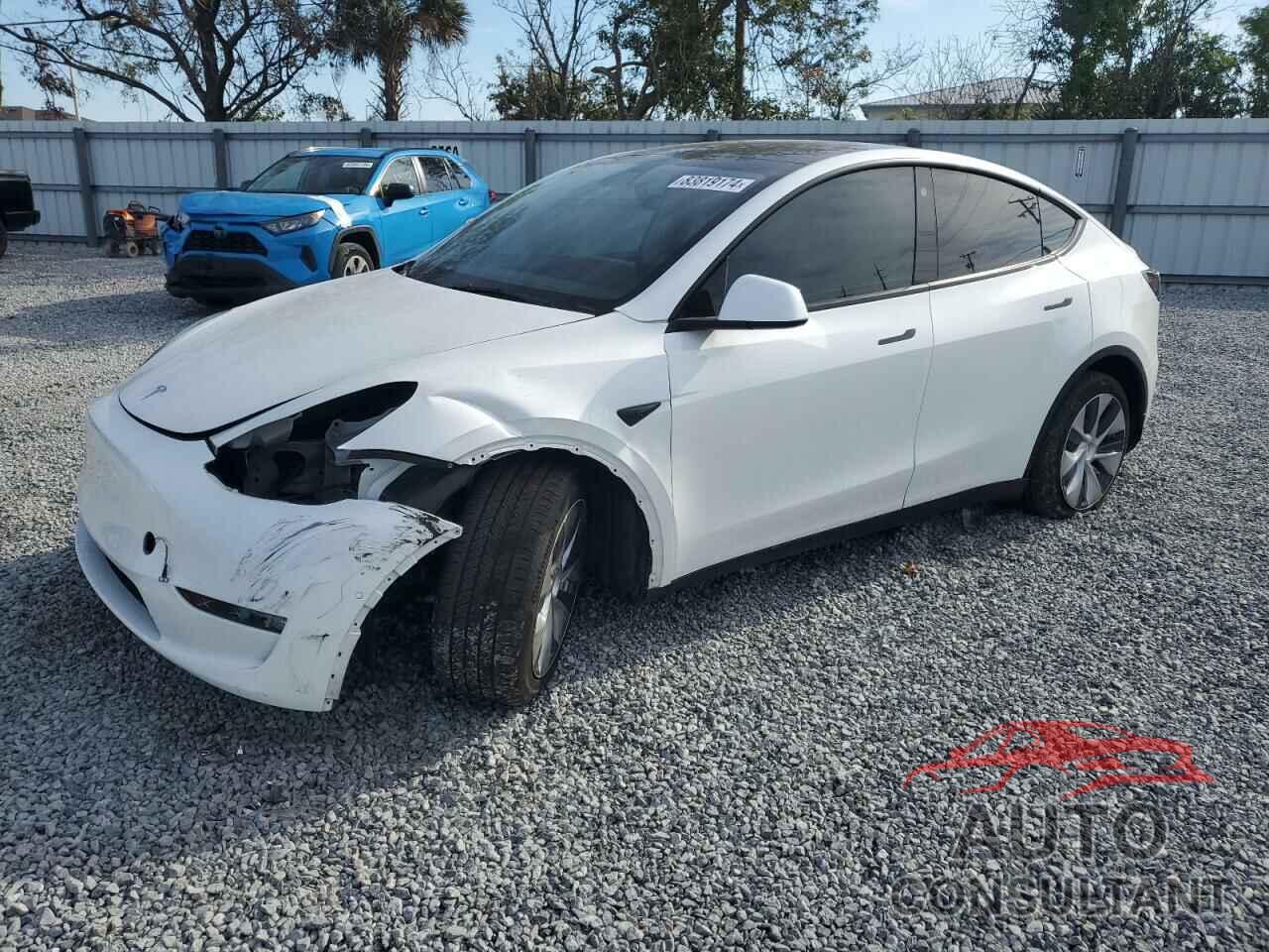 TESLA MODEL Y 2022 - 7SAYGDEE0NF449684