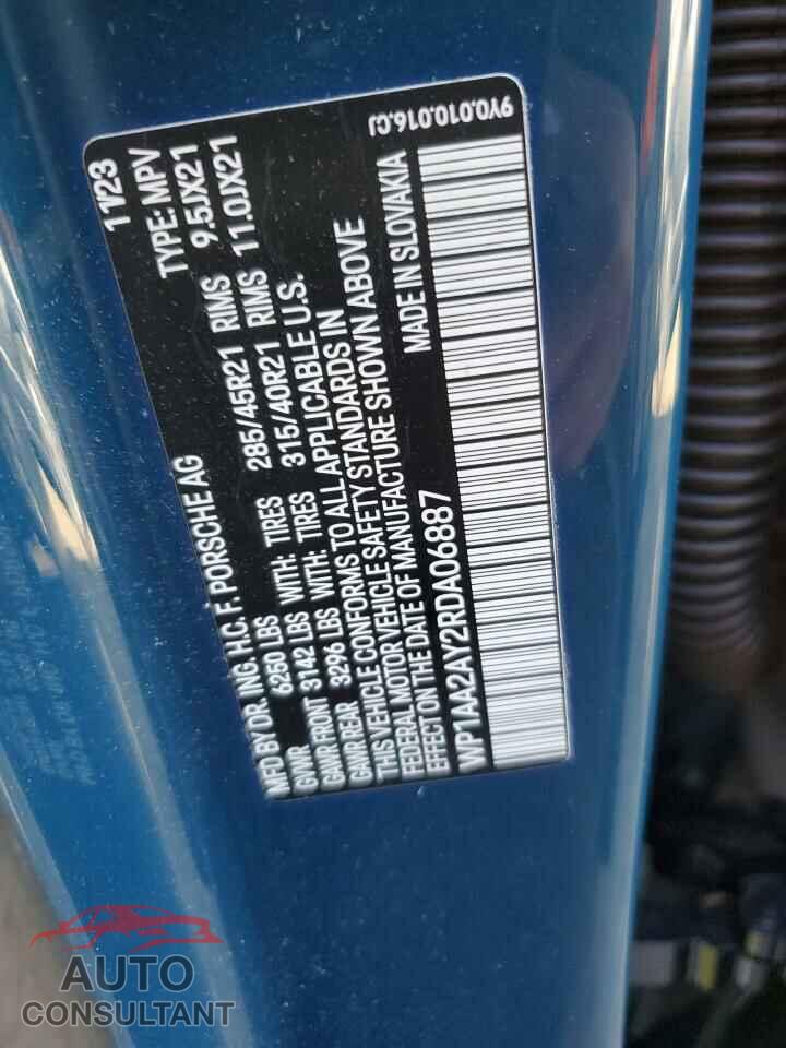 PORSCHE CAYENNE 2024 - WP1AA2AY2RDA06887