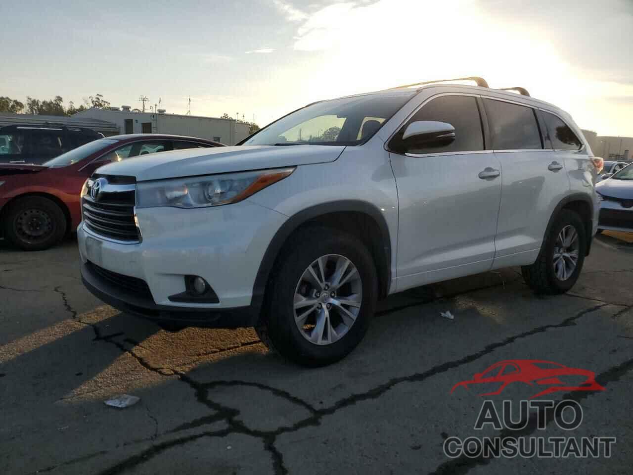 TOYOTA HIGHLANDER 2015 - 5TDJKRFH0FS089669