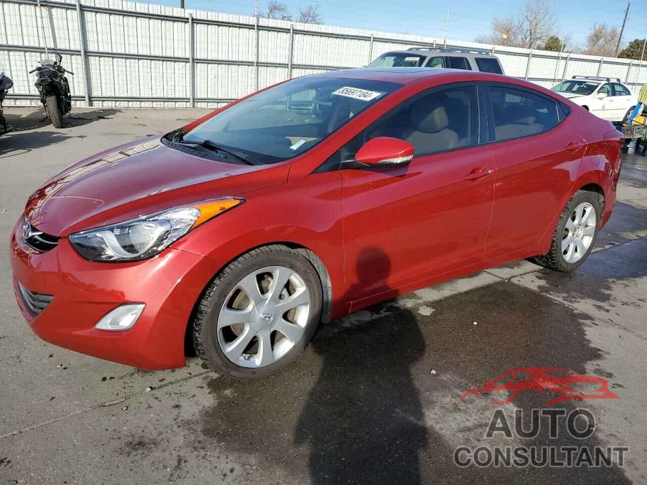 HYUNDAI ELANTRA 2012 - KMHDH4AE2CU187486