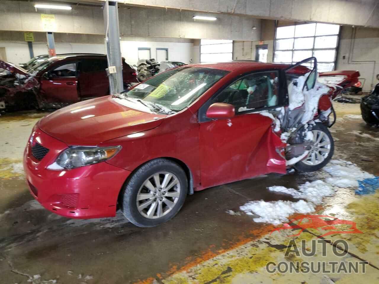 TOYOTA COROLLA 2009 - 2T1BU40E99C094964