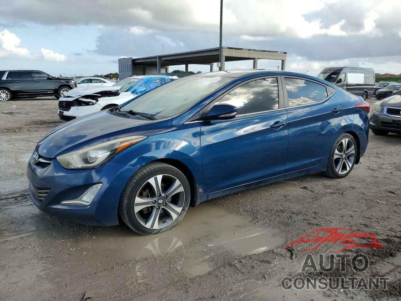 HYUNDAI ELANTRA 2014 - KMHDH4AH5EU169710