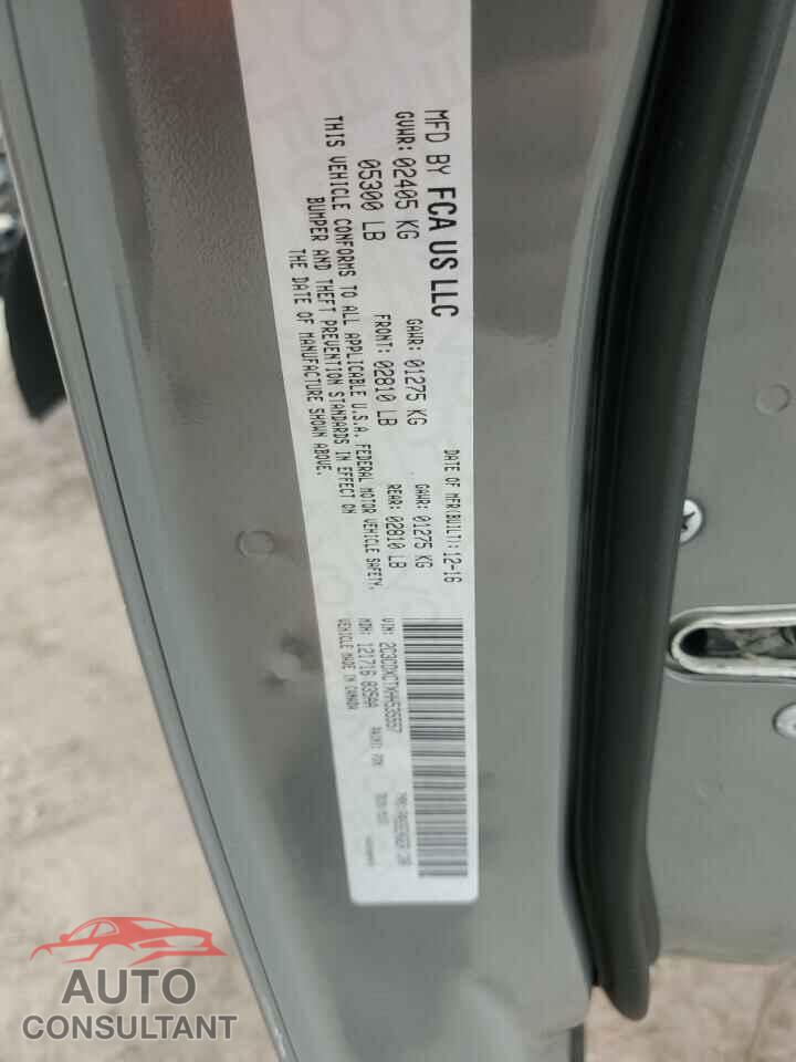 DODGE CHARGER 2017 - 2C3CDXCTXHH535557
