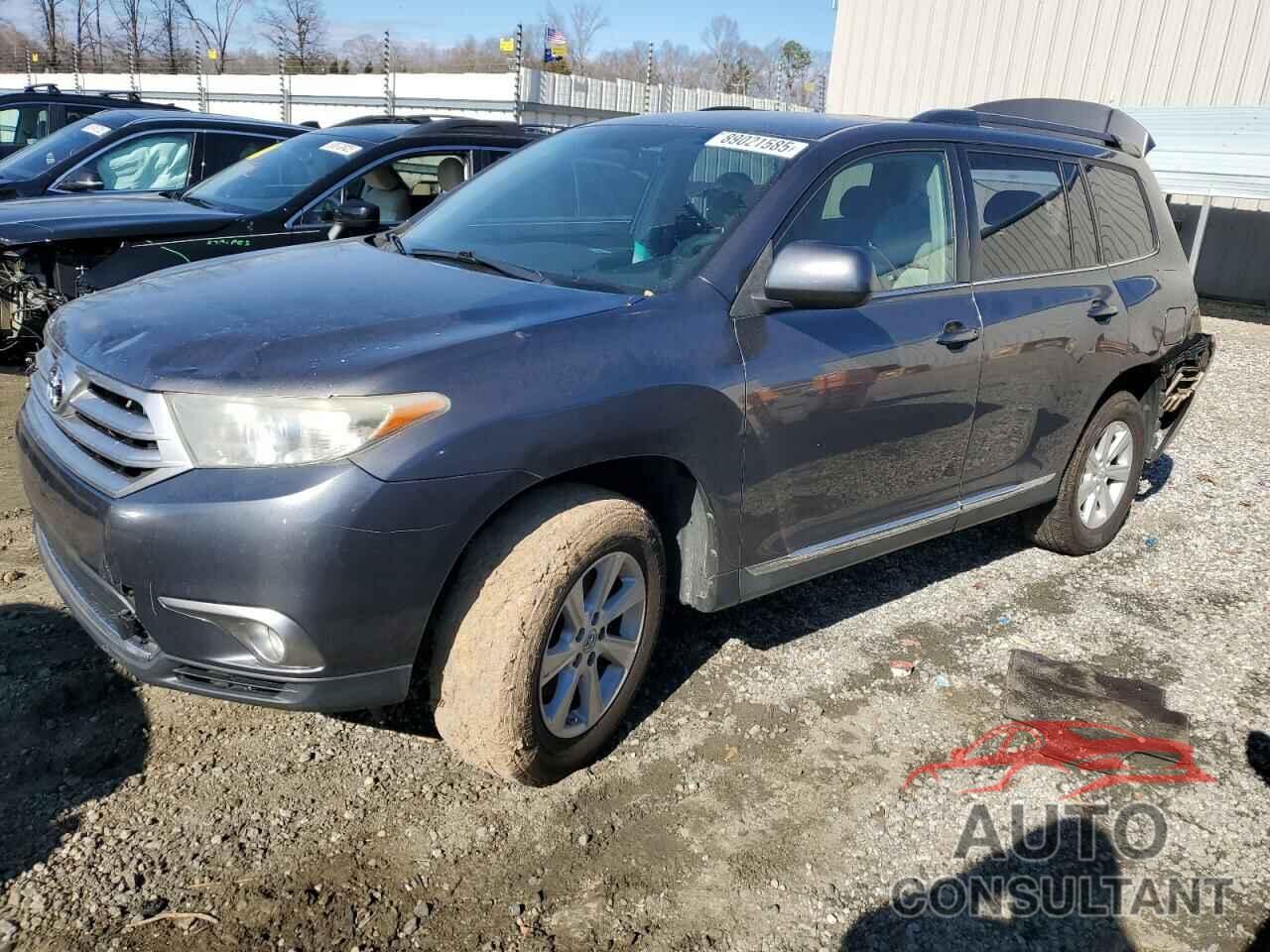 TOYOTA HIGHLANDER 2012 - 5TDZA3EH8CS022561