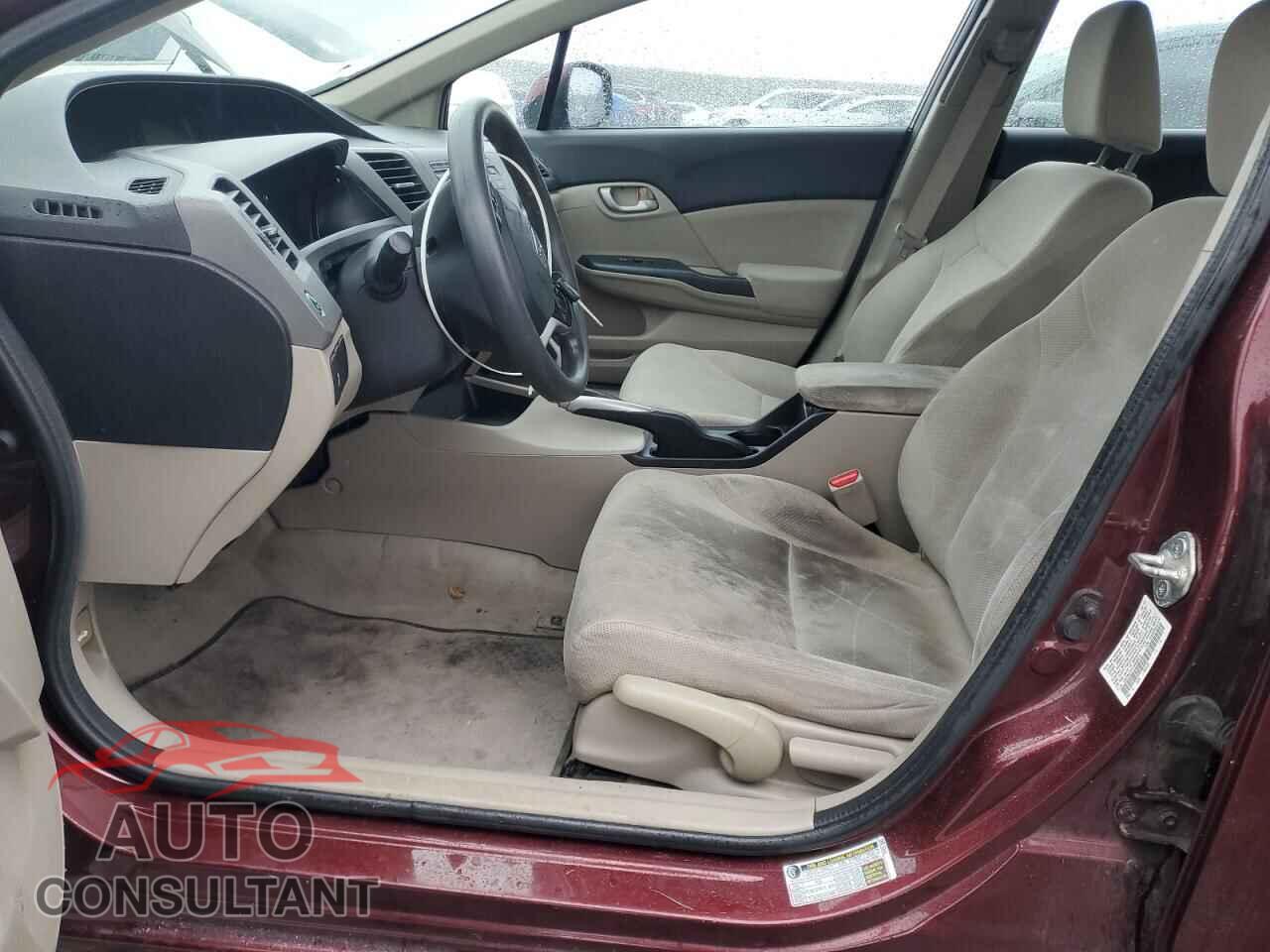 HONDA CIVIC 2012 - 19XFB2F51CE098518