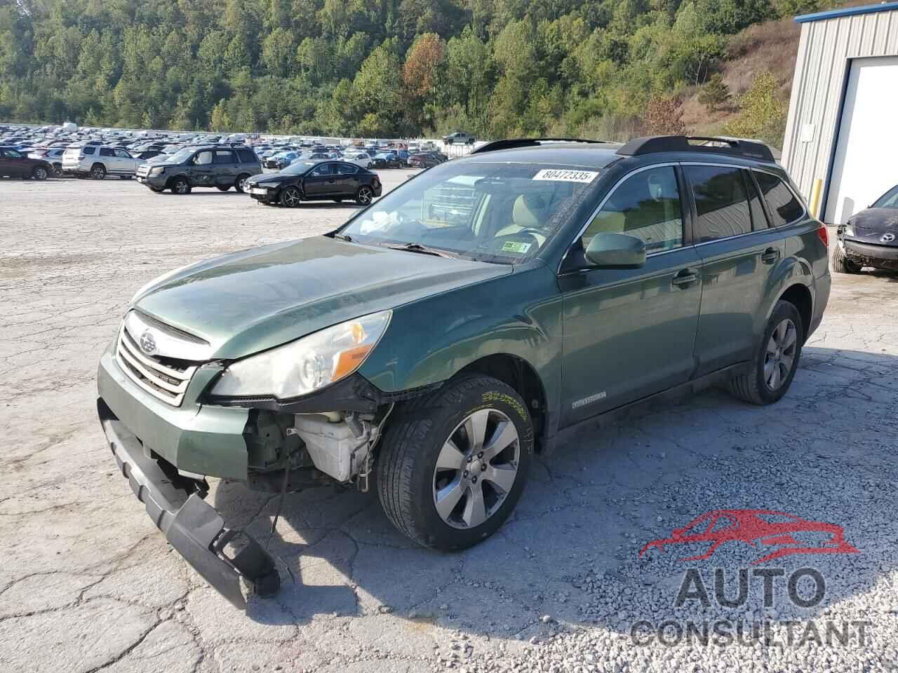 SUBARU OUTBACK 2010 - 4S4BRBGC8A3348084