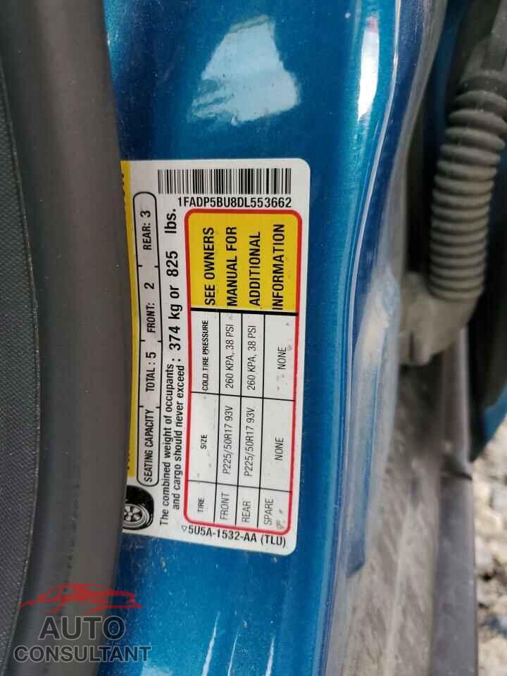 FORD CMAX 2013 - 1FADP5BU8DL553662