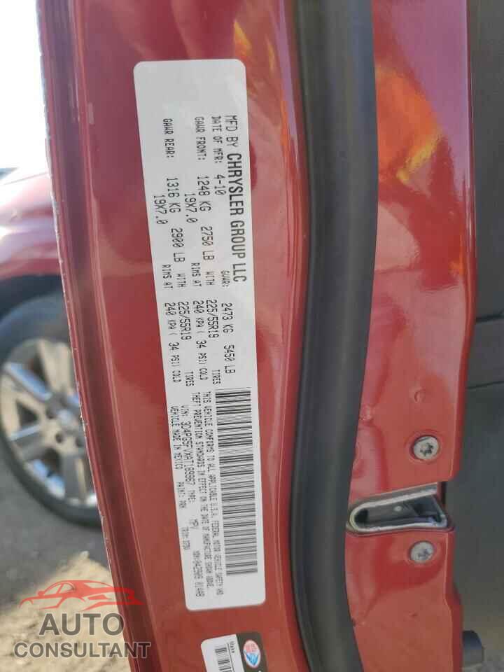 DODGE JOURNEY 2010 - 3D4PG5FVXAT189967