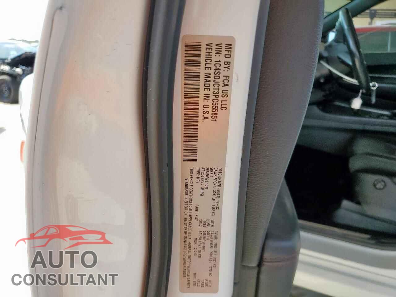 DODGE DURANGO 2023 - 1C4SDJCT3PC555851