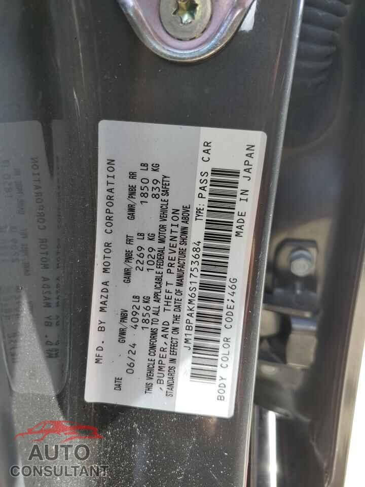 MAZDA 3 SELECT S 2025 - JM1BPAKM6S1753684