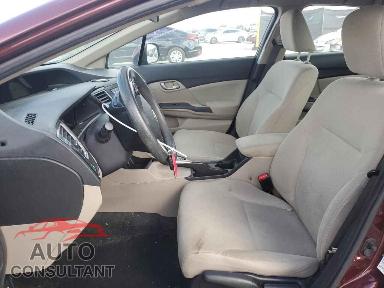 HONDA CIVIC 2013 - 19XFB2F55DE224428