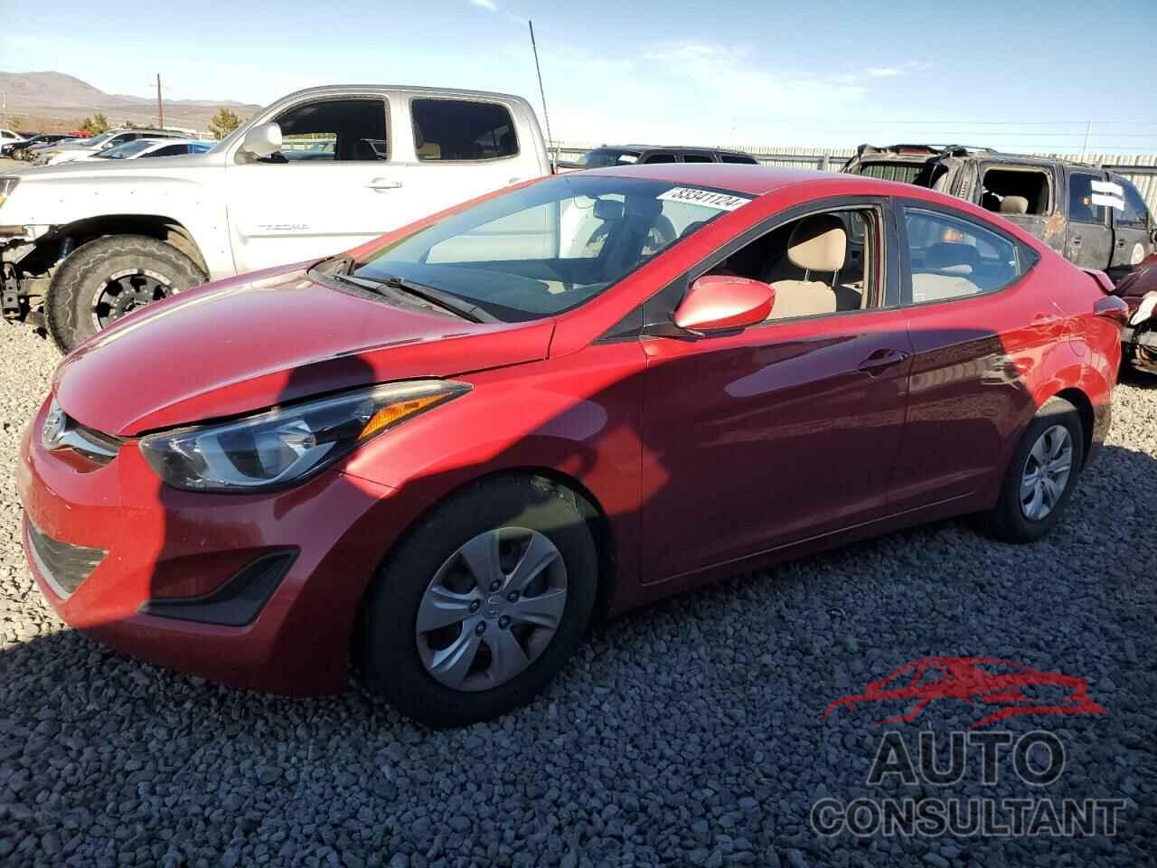 HYUNDAI ELANTRA 2016 - KMHDH4AE2GU477152